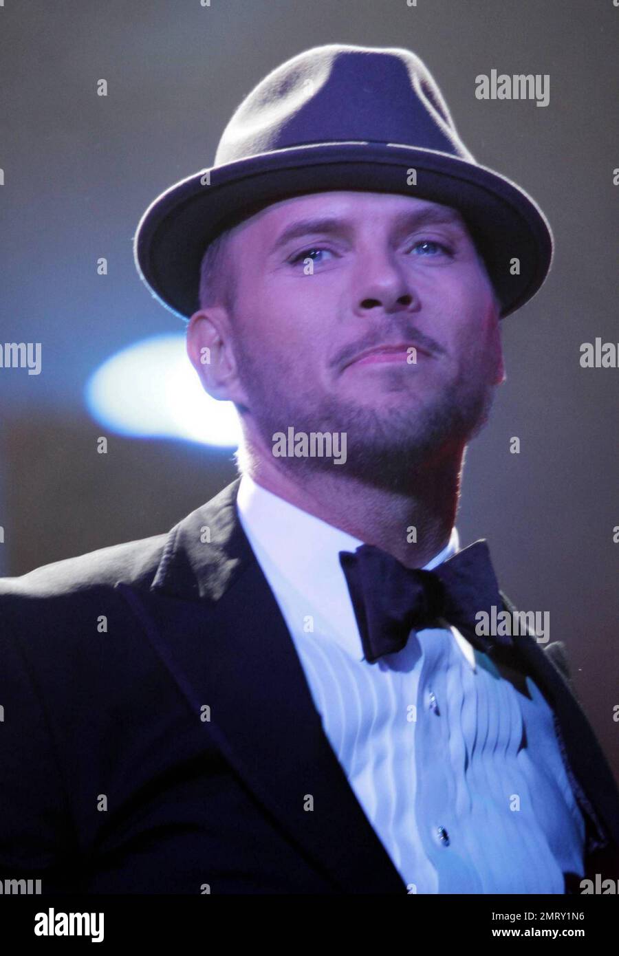 EXCLUSIVE!! Matt Goss at his Caesars Palace Las Vegas show 'Matt Goss Live' which he has brought to the UK for the first time, performing at Royal Albert Hall. London, UK. 10/19/10. Stock Photo