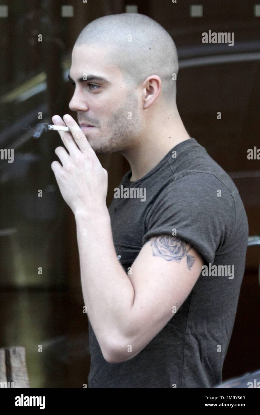 cigarette break band schedule Max George of the UK boy band The Wanted shows off his tattoos while taking  a smoke break outside a hotel during the band's visit to Los Angeles, CA.  17th April 2012