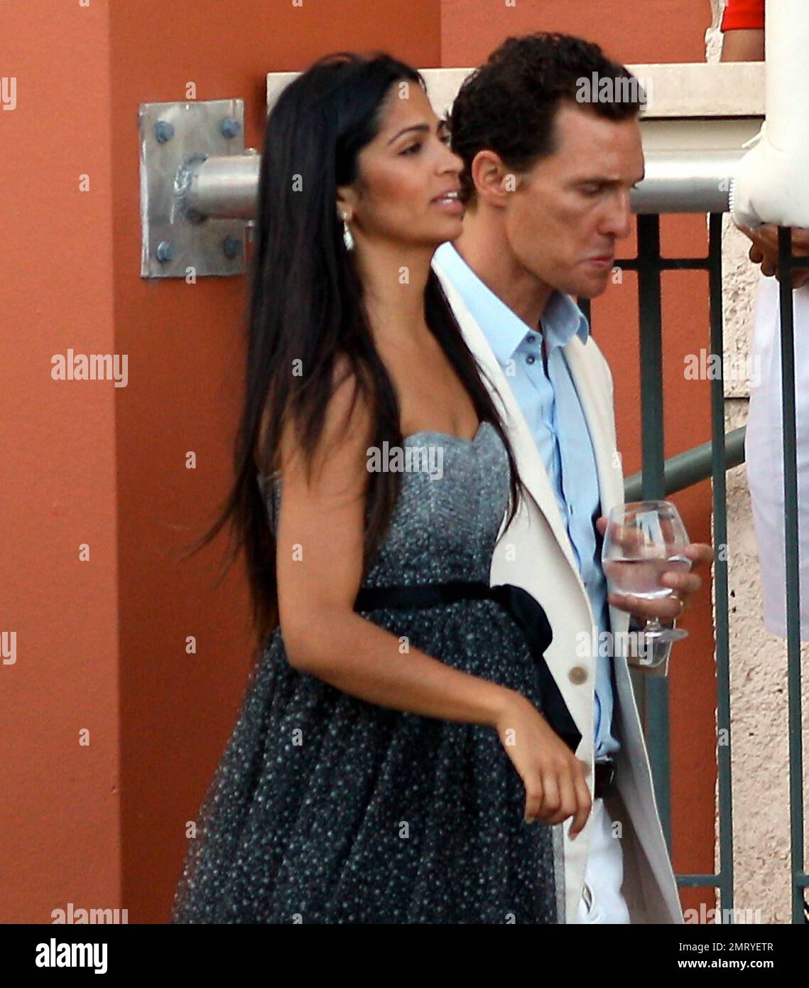 EXCLUSIVE!! Matthew McConaughey and his new bride Camila Alves attended