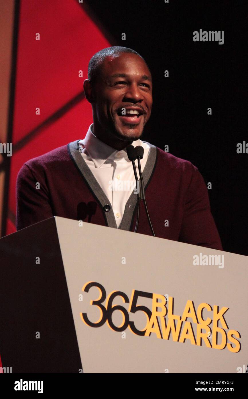 C R&B singer Tank speaks to the audience during the McDonald's 365 ...