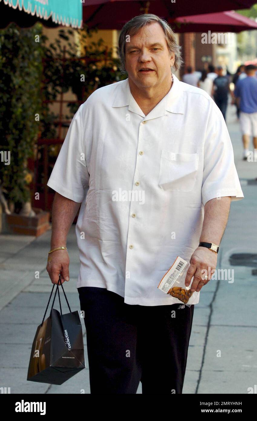 Rocker and actor Meatloaf (aka Michael Lee Aday) gets in a day of