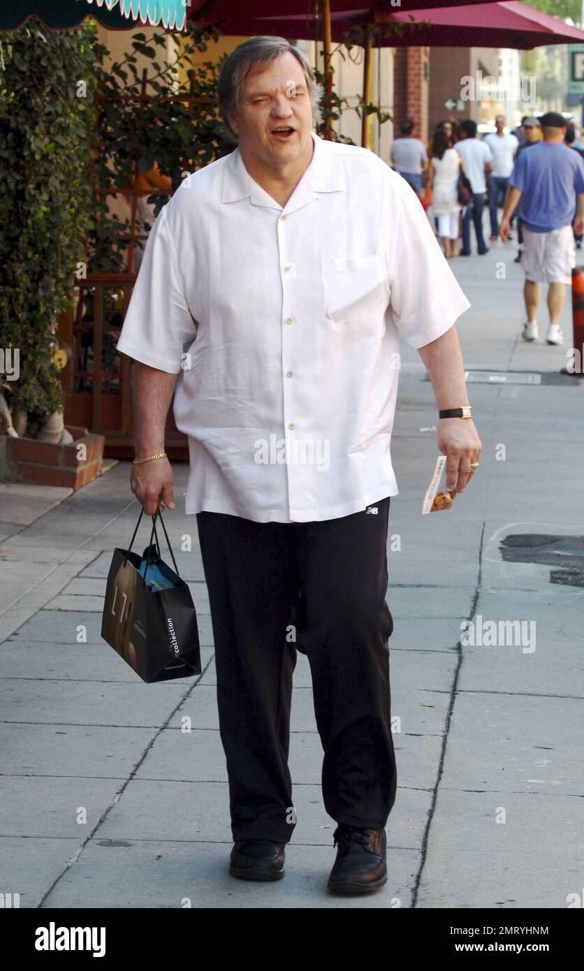 Rocker and actor Meatloaf (aka Michael Lee Aday) gets in a day of