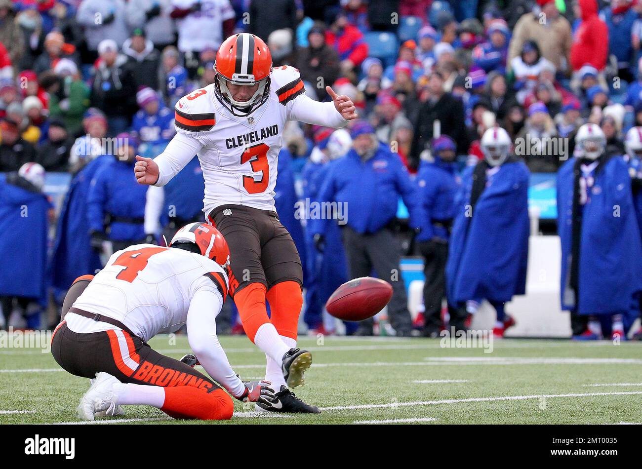 FIKE - In this Dec. 18, 2016, file photo, Cleveland Browns kicker