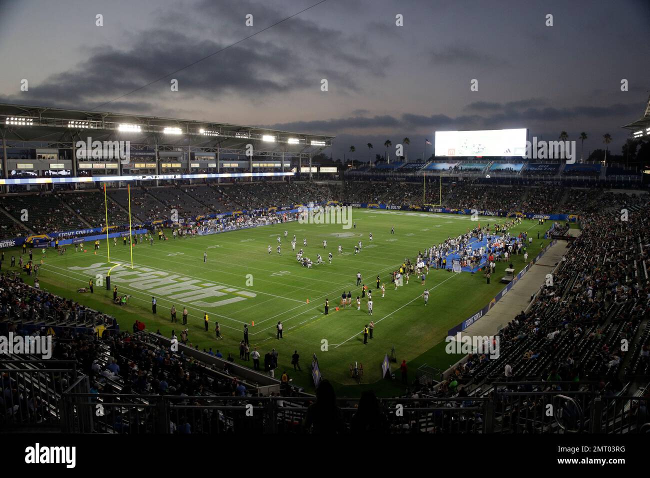 The Los Angeles Chargers play the Seattle Seahawks at StubHub