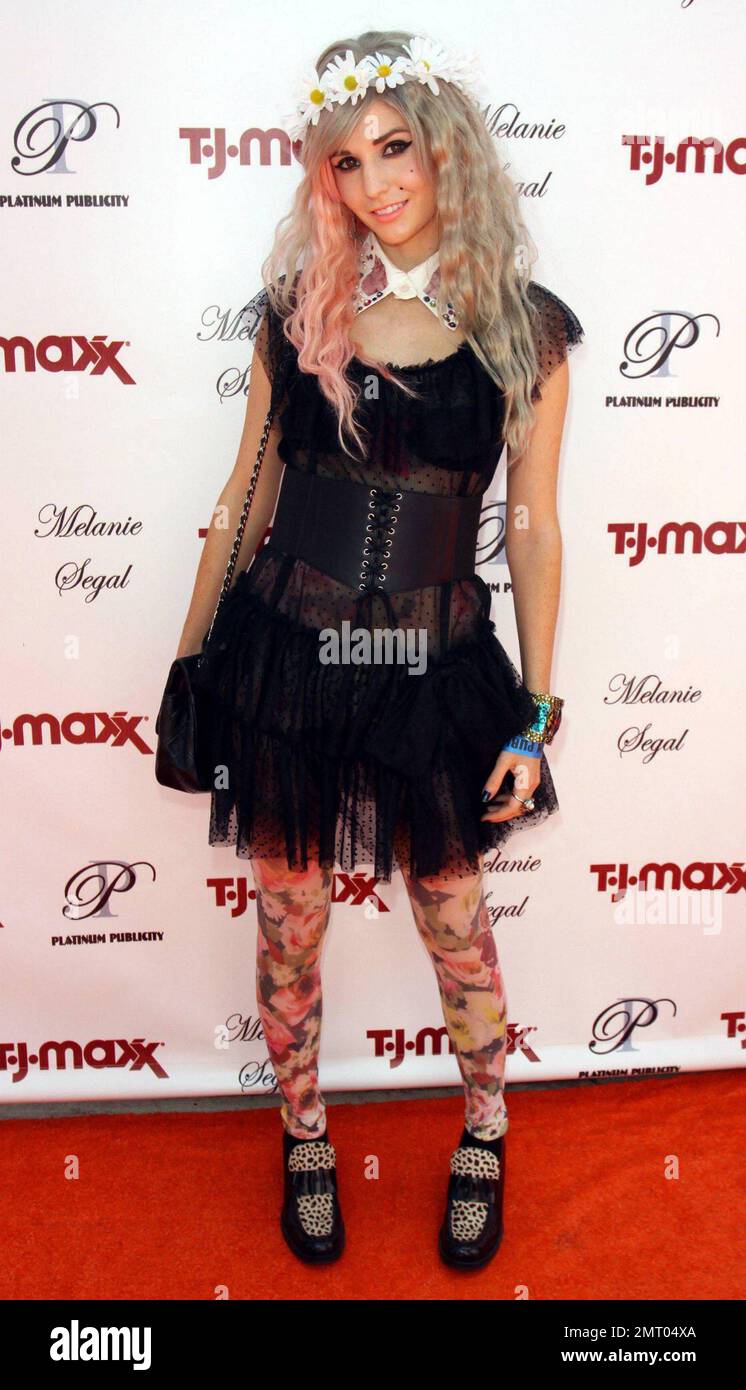 Audrey Kitching attending Melanie SegalÕs Celebrity Retreat presented by T.J.Maxx in celebration of the Teen Choice Awards. Hollywood, CA. 8/5/10.     . Stock Photo