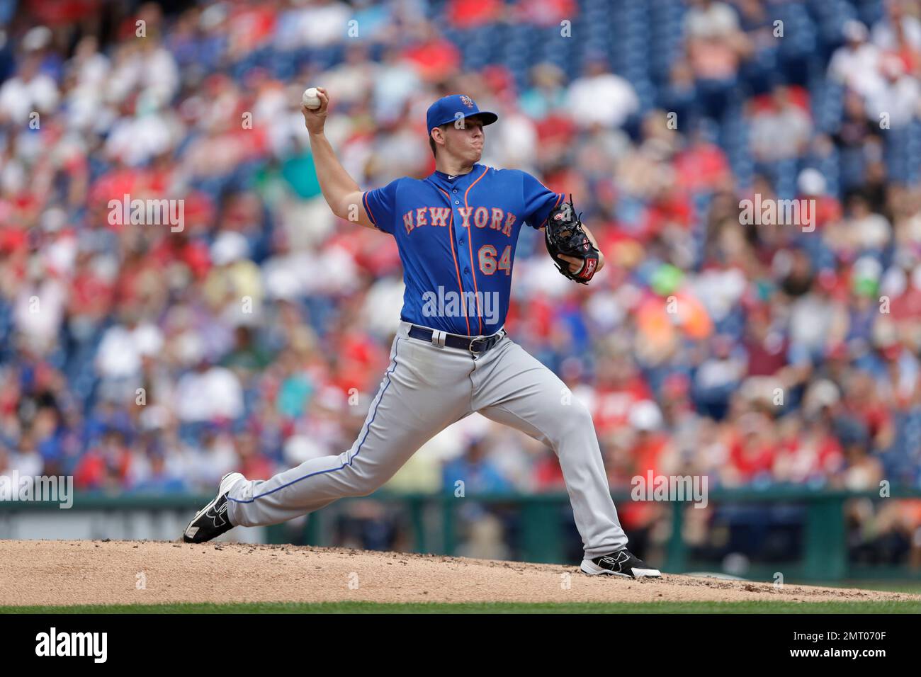 New York Mets' Chris Flexen in action during a baseball game