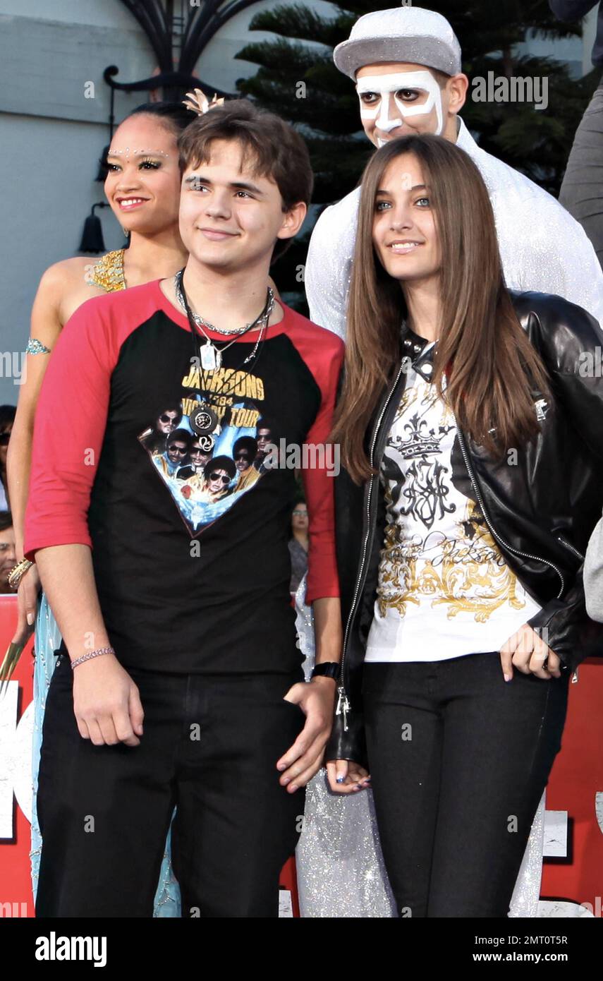 Prince Michael, Blanket and Paris Jackson had the honor of ...