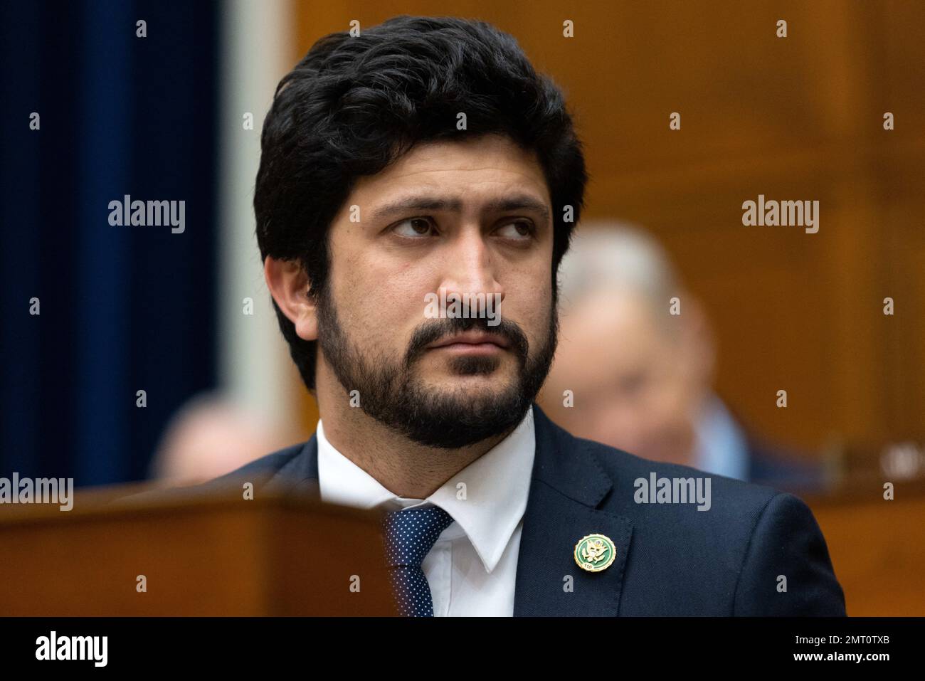 United States Representative Greg Casar (Democrat of Texas) during a meeting of the US House Committee on Oversight and Accountability in Washington, D.C., USA, Tuesday, January 31, 2023. Photo by Julia Nikhinson/CNP/ABACAPRESS.COM Stock Photo