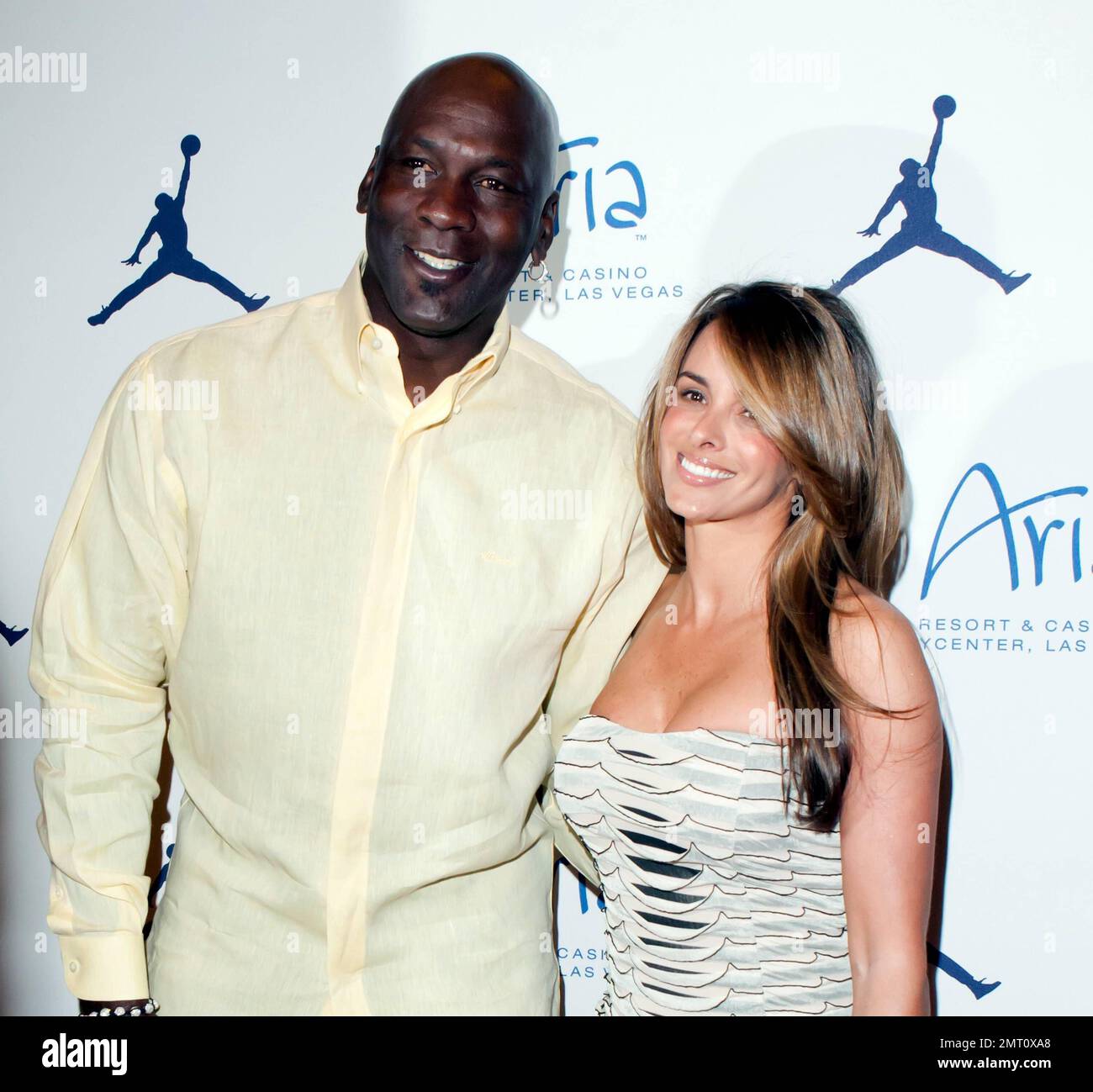 Michael Jordan and Yvette Prieto at the Michael Jordan Celebrity  Invitational at Haze Nightclub in the Aria Resort and Casino. Las Vegas,  NV. 3/30/11 Stock Photo - Alamy