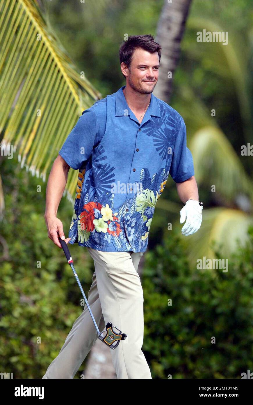 Exclusive!! Josh Duhamel plays on day three of The Michael Jordan