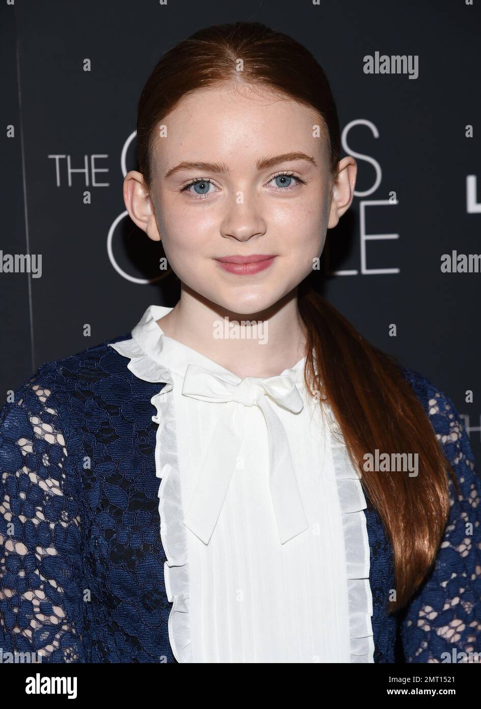 Actress Sadie Sink attends the premiere of "The Glass Castle" at the