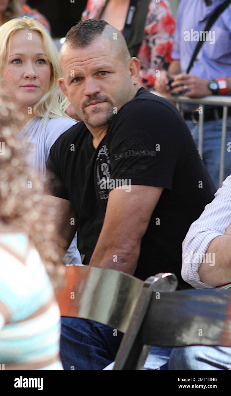 Chuck Liddell  at Mickey Rourke's Hand and Footprint Cermeony at Grauman's Chinese Theatre. Los Angeles, CA. 31st October 2011. Stock Photo