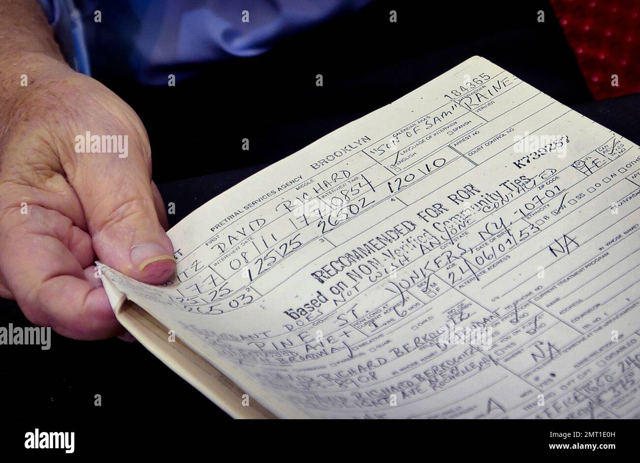 Queens District Attorney Richard A. Brown, who in 1977 was the