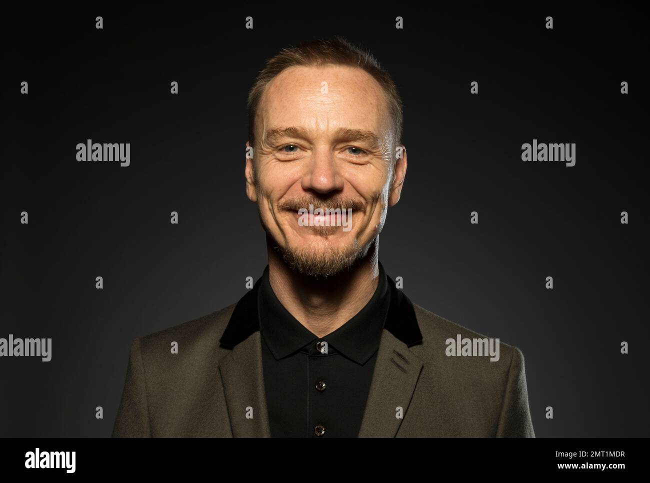 Ben Daniels, a cast member in the FOX series "The Exorcist," poses for