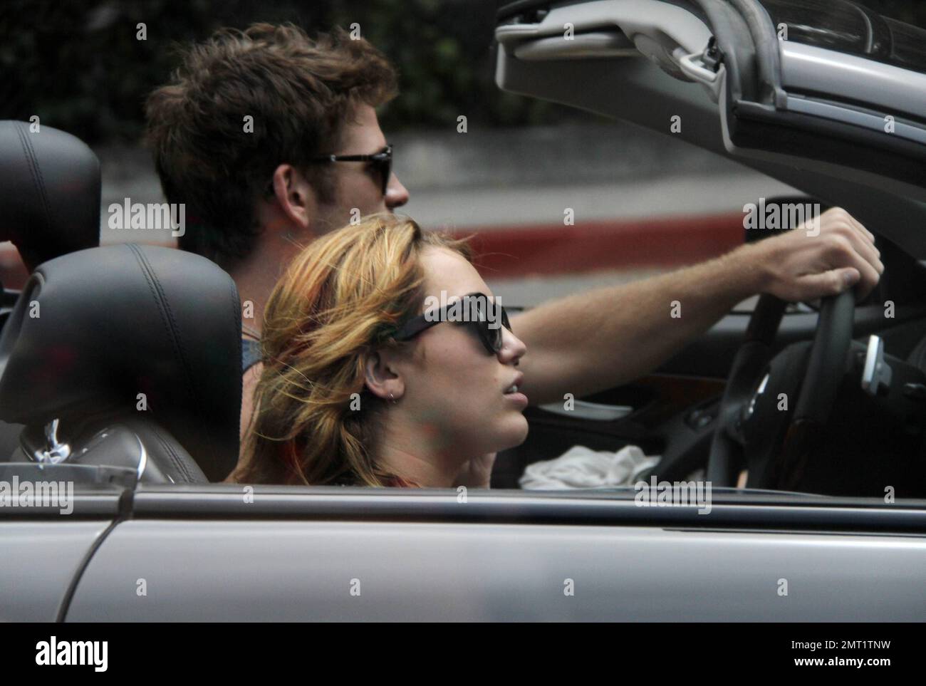 EXCLUSIVE!! Miley Cyrus and boyfriend Australian actor Liam Hemsworth