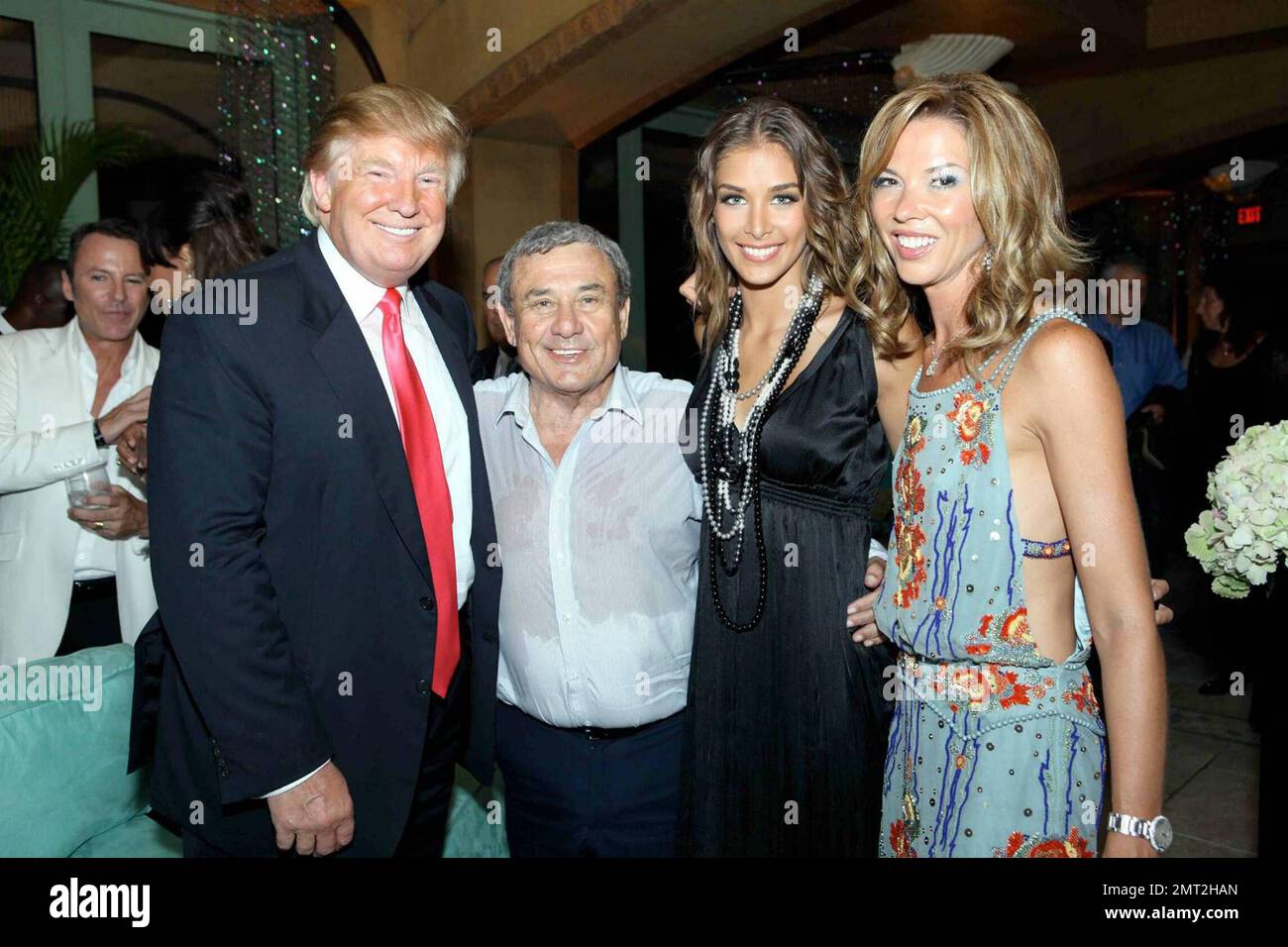 EXCLUSIVE!! Donald Trump celebrates Sol Kerzner’s birthday with Heather