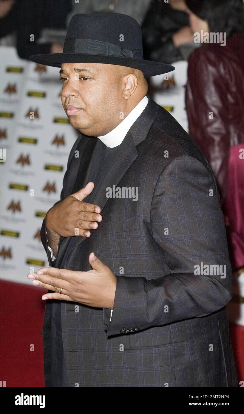 Rev Run Simmons Joseph Simmons AKA "Rev Run" from Run DMC attends the 2008 MOBO Awards