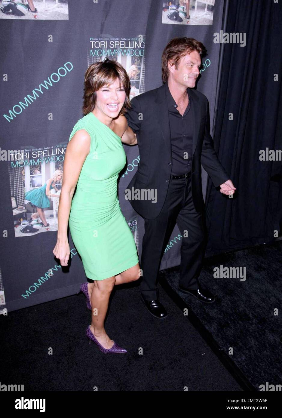 Lisa Rinna and Harry Hamlin at the release of Tori Spelling's new book  Mommywood at BondSt Beverly Hills, USA Stock Photo - Alamy