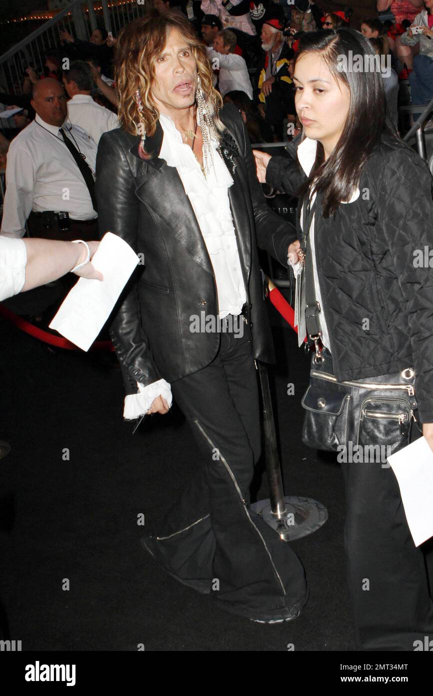 Steven Tyler at the premiere of Pirates of the Caribbean On Stranger