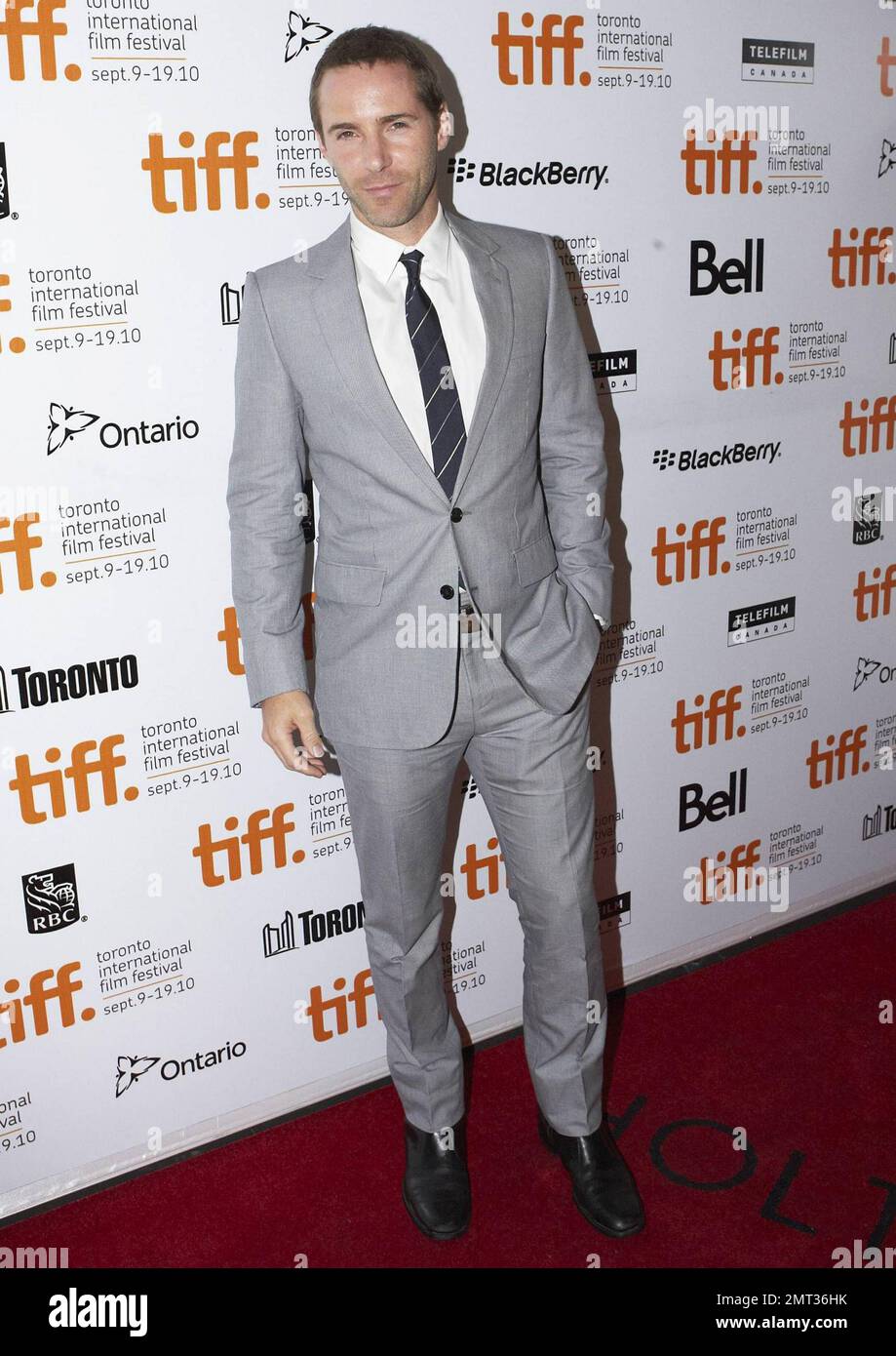 Alessandro Nivola arrives at the red carpet premiere of 'Janie Jones' held at Roy Thomson Hall during the 35th Toronto International Film Festival. Toronto, ON. 09/17/10. Stock Photo