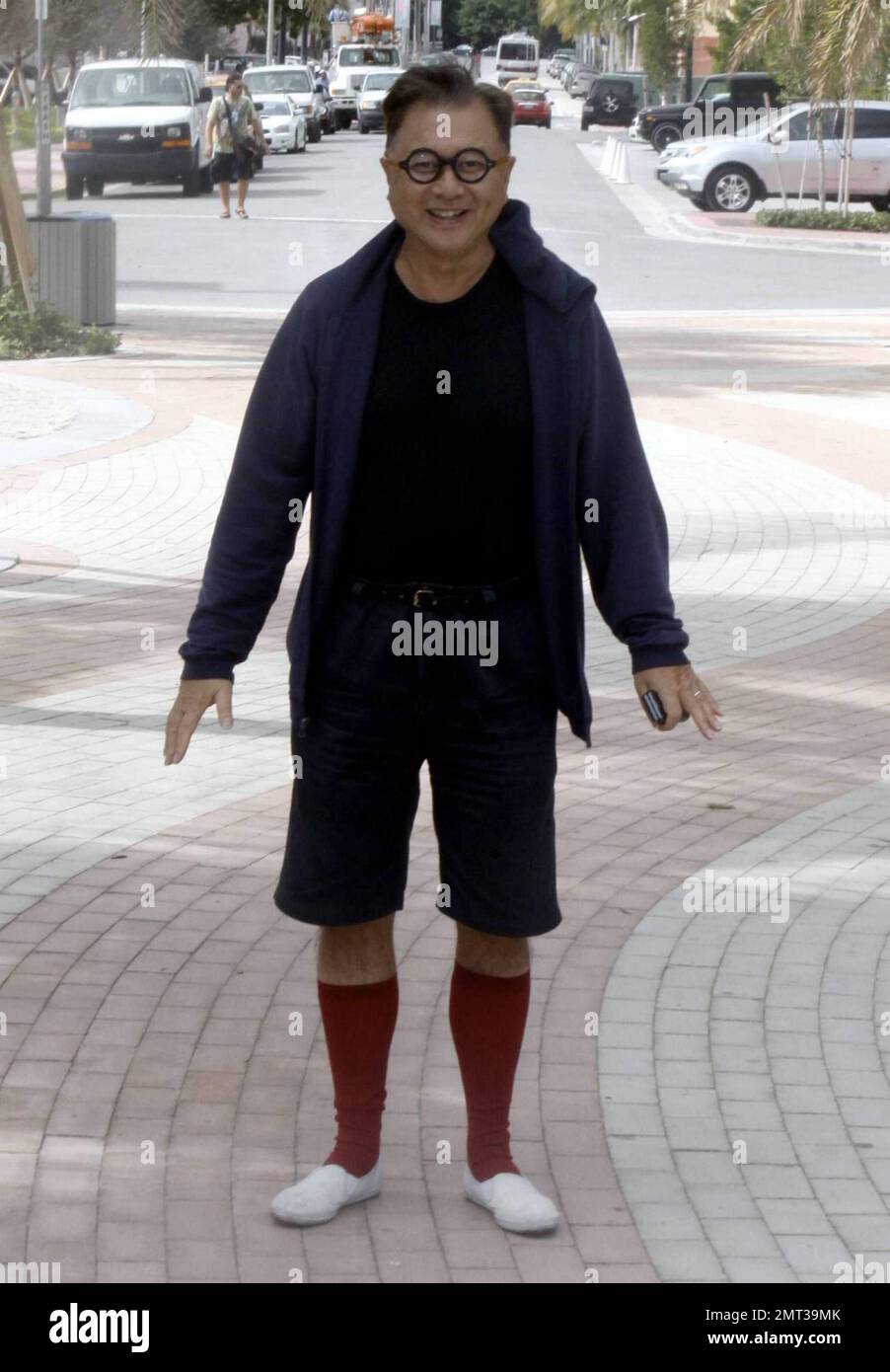 EXCLUSIVE!! Restauranteur and owner of Mr Chow, Michael Chow poses for