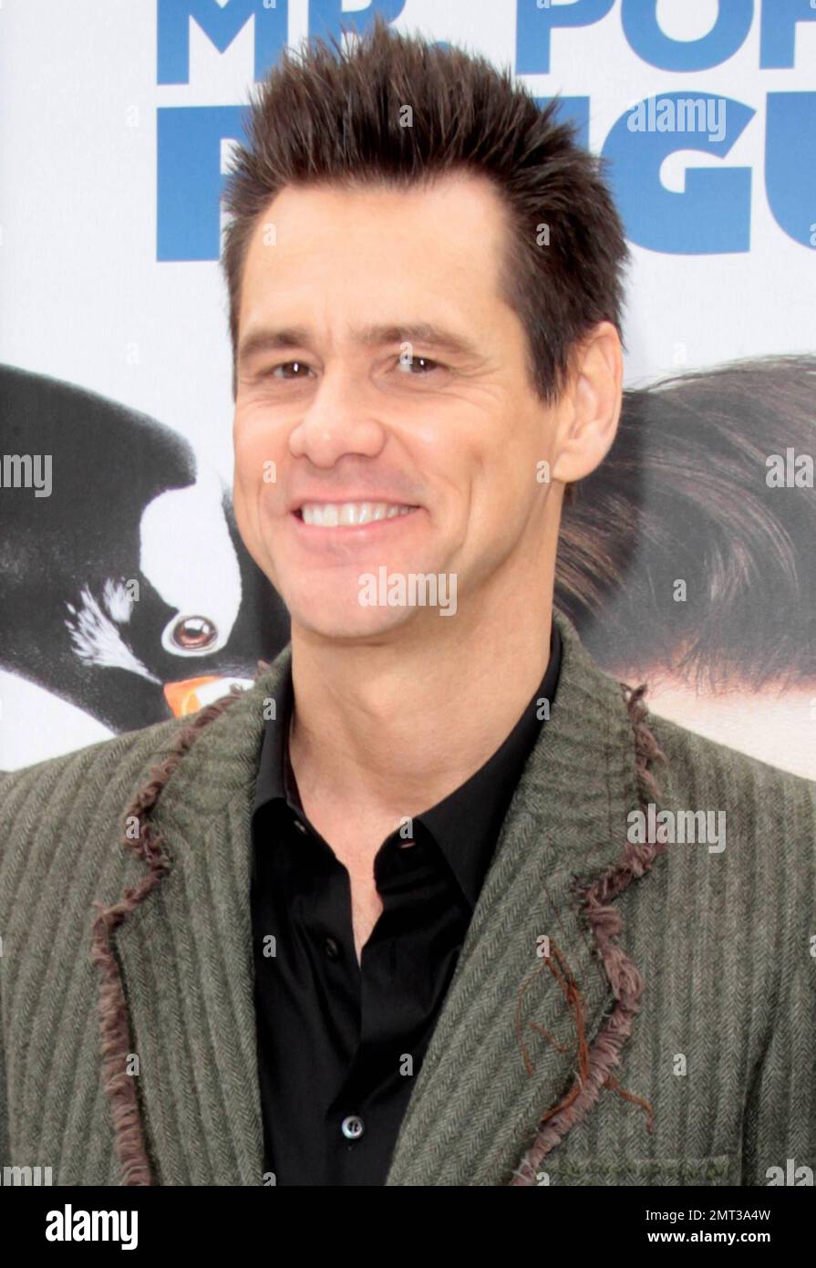 Actor Jim Carrey arrives at the premiere of 20th Century Fox's "Mr