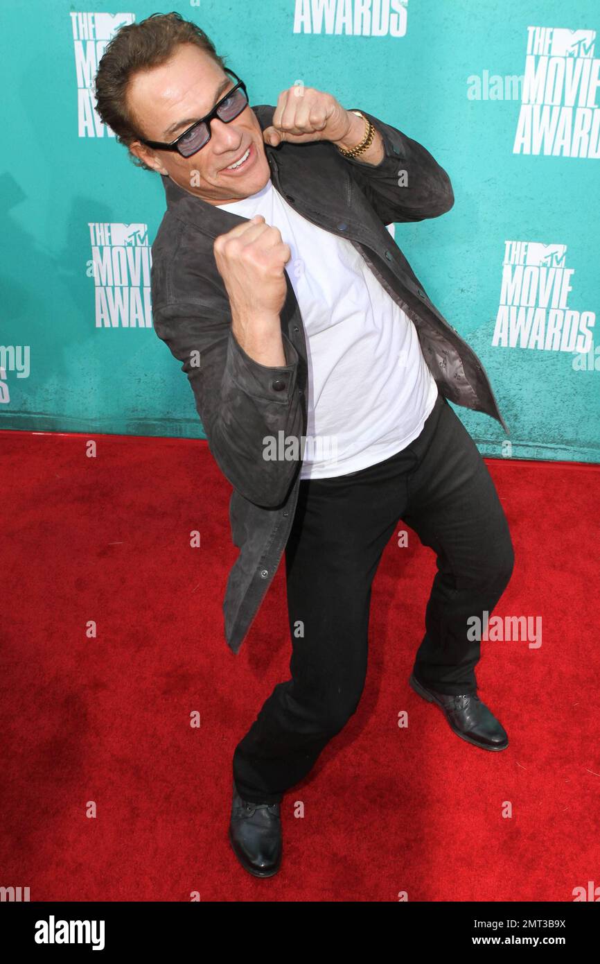 Jean Claude Van Damme at the 2012 MTV Movie Awards at the Gibson Amphitheatre. Los Angeles, CA. 3rd June 2012. Stock Photo