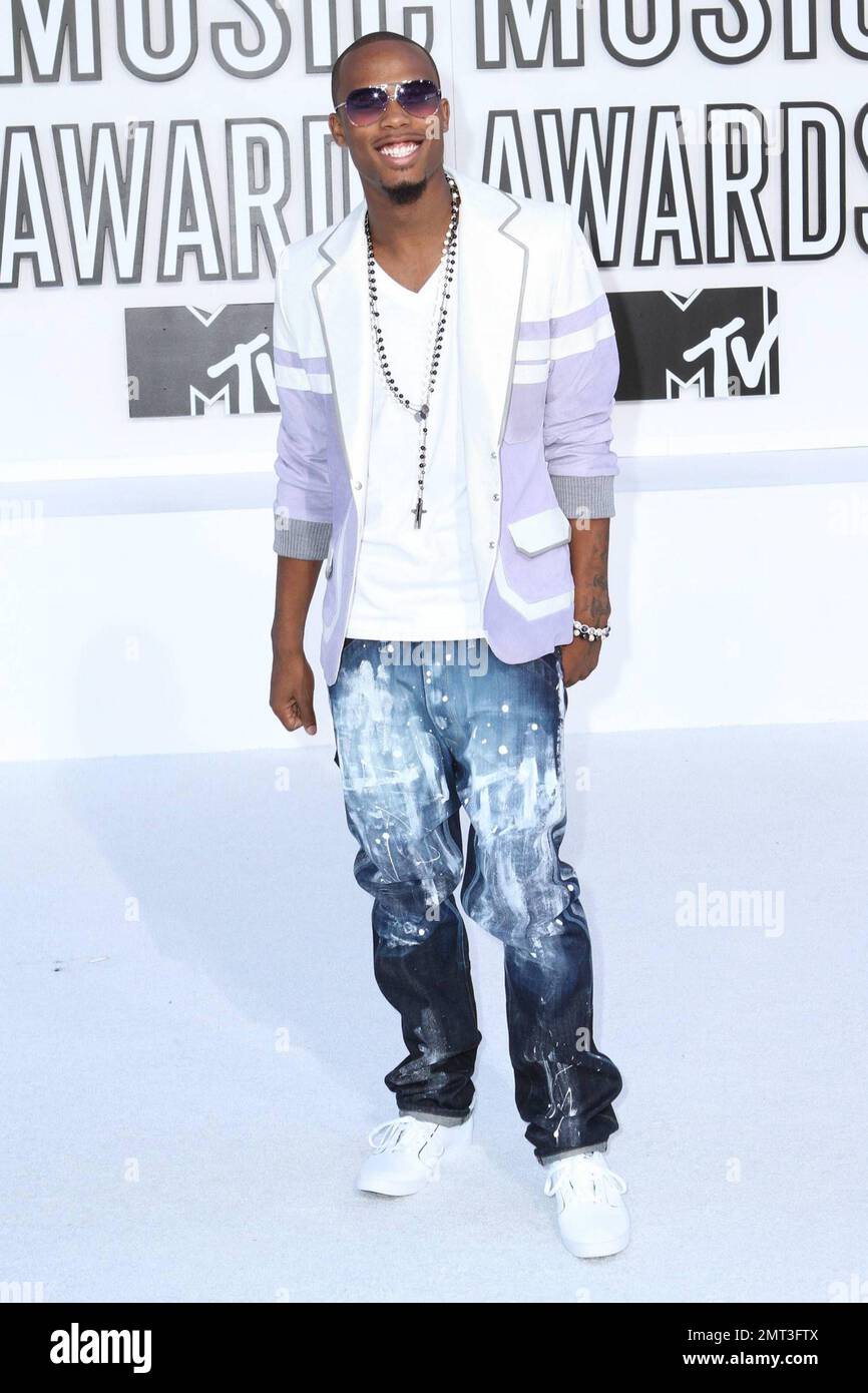 B.o.B. arrives at the 2010 MTV Video Music Awards held at the Nokia