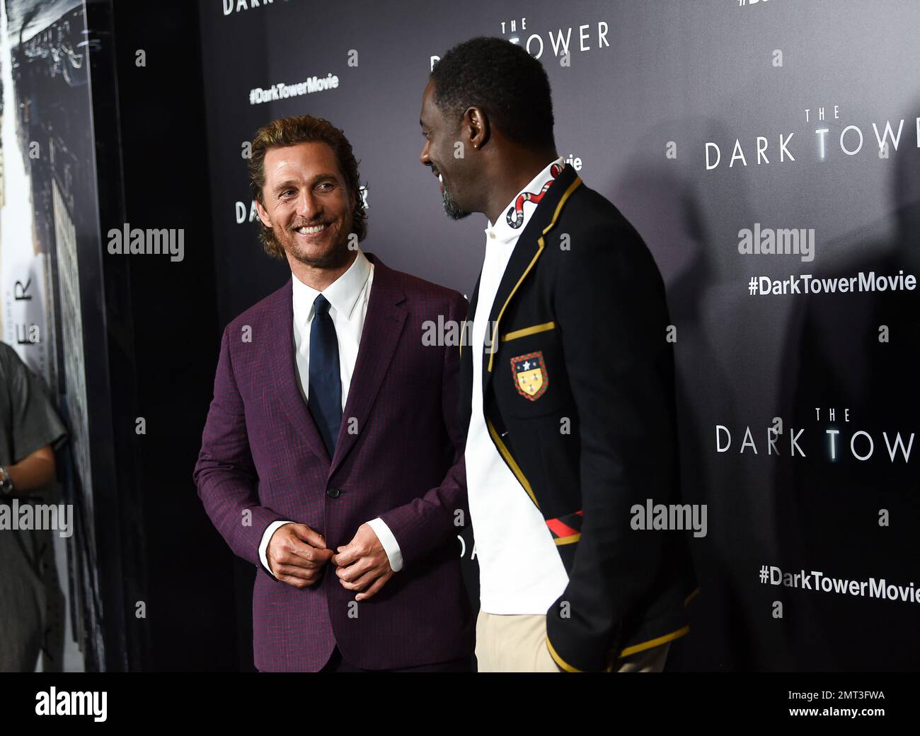 Actors Matthew McConaughey, left, and Idris Elba attend a special