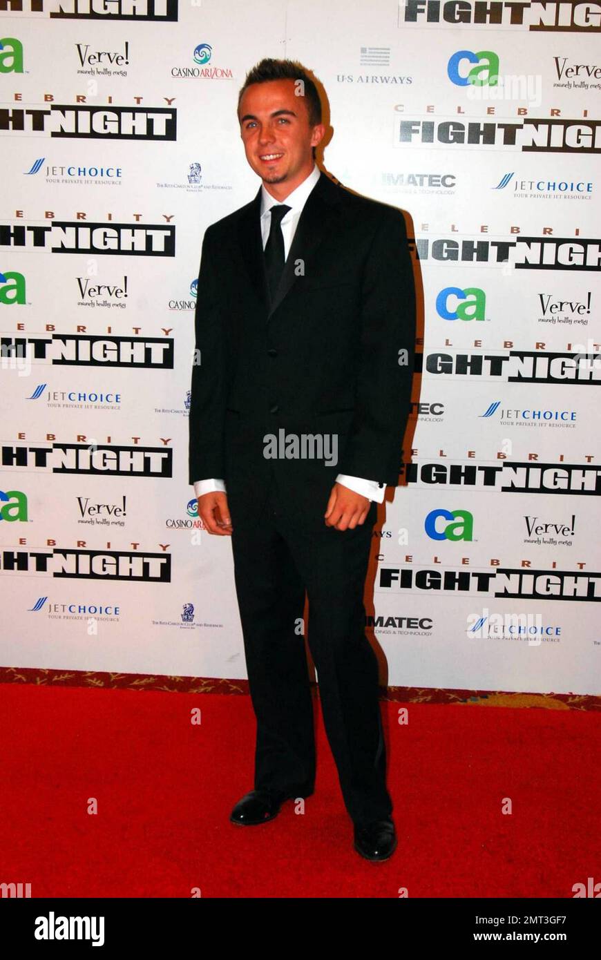 Frankie Muniz and Alicia at Muhammad Ali's Celebrity Fight Night XV