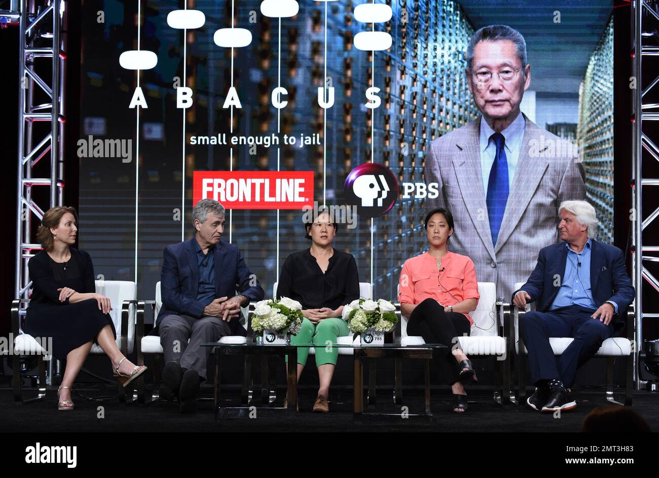Executive producer Raney AronsonRath, from left, director Steve James, Jill Sung, CEO of Abacus