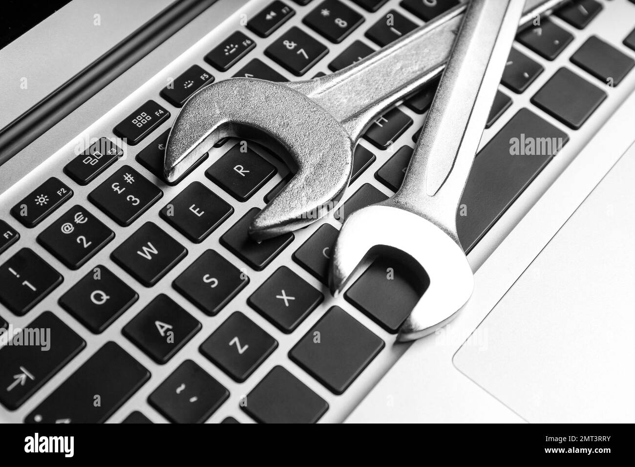 Technical support Black and White Stock Photos & Images - Alamy
