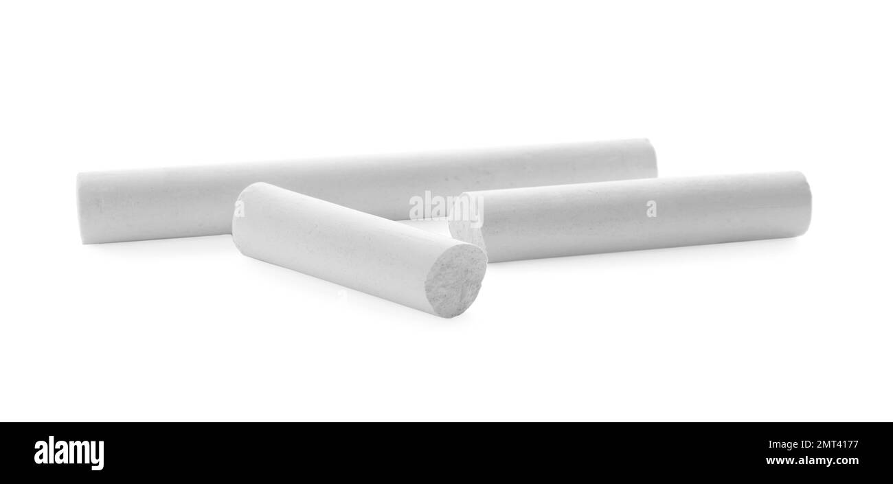 White chalk sticks Black and White Stock Photos &amp; Images - Alamy