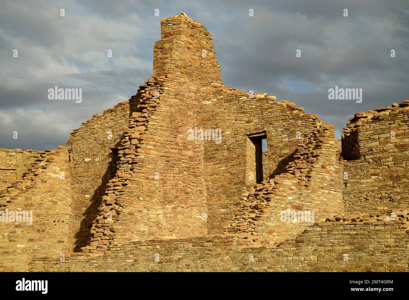 USA,Southwest, New Mexico, Chaco Culture National Historical Park Stock Photo