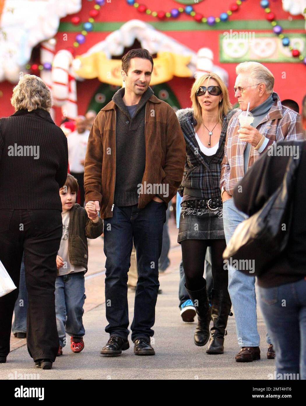 Exclusive!! Actor Nestor Carbonell and his family visited The Grove for