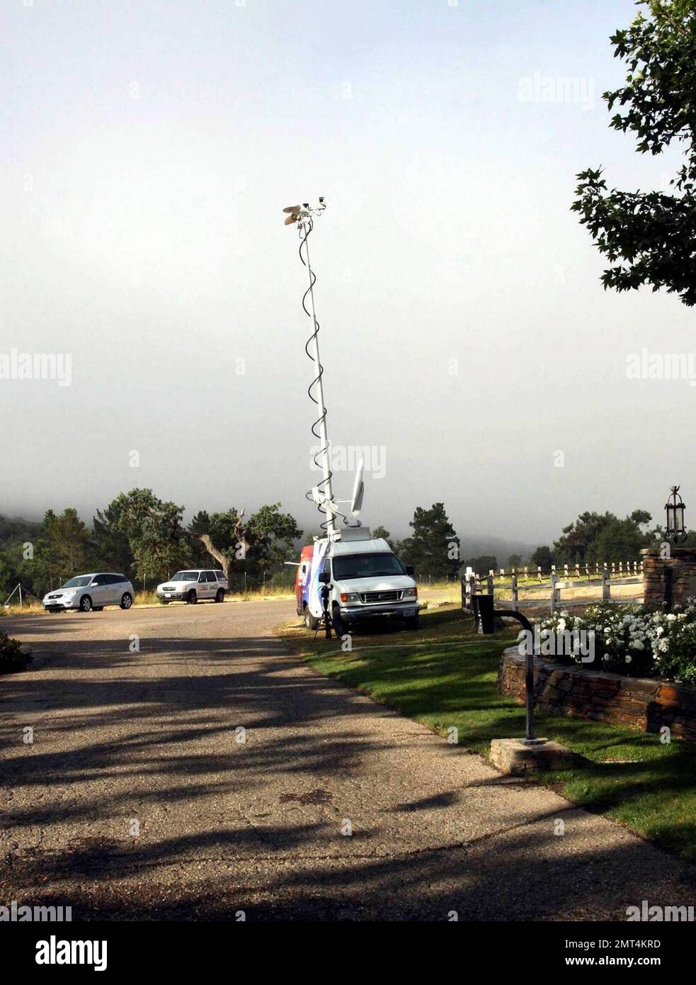 General views of Michael Jackson's former residence, Neverland, and the