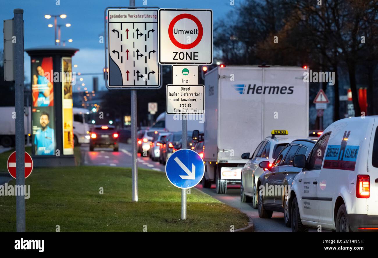 Munich, Germany. 01st Feb, 2023. A sign with the inscription