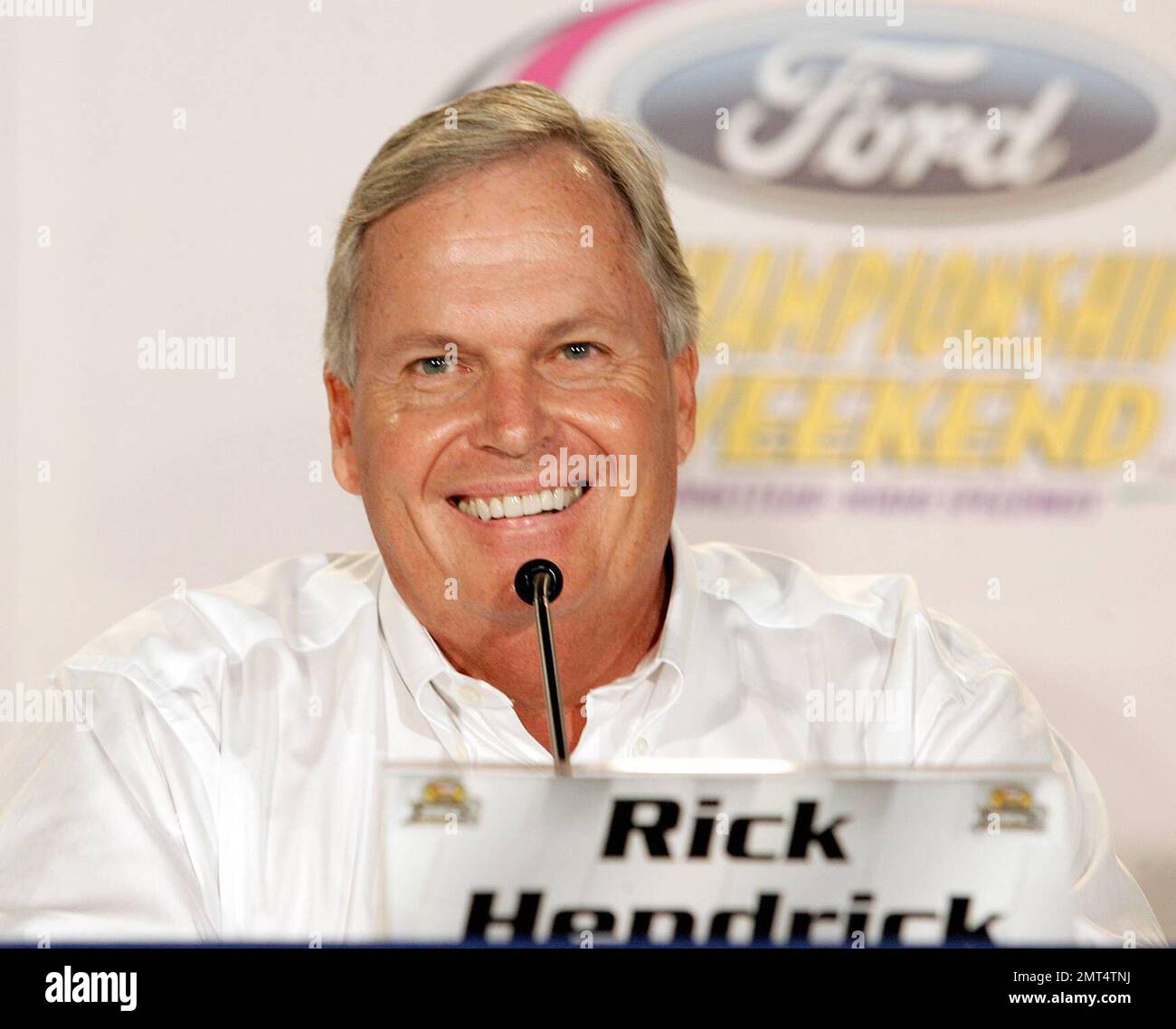 NASCAR Hendrick Motorsports owner Rick Hendrick and his two drivers and