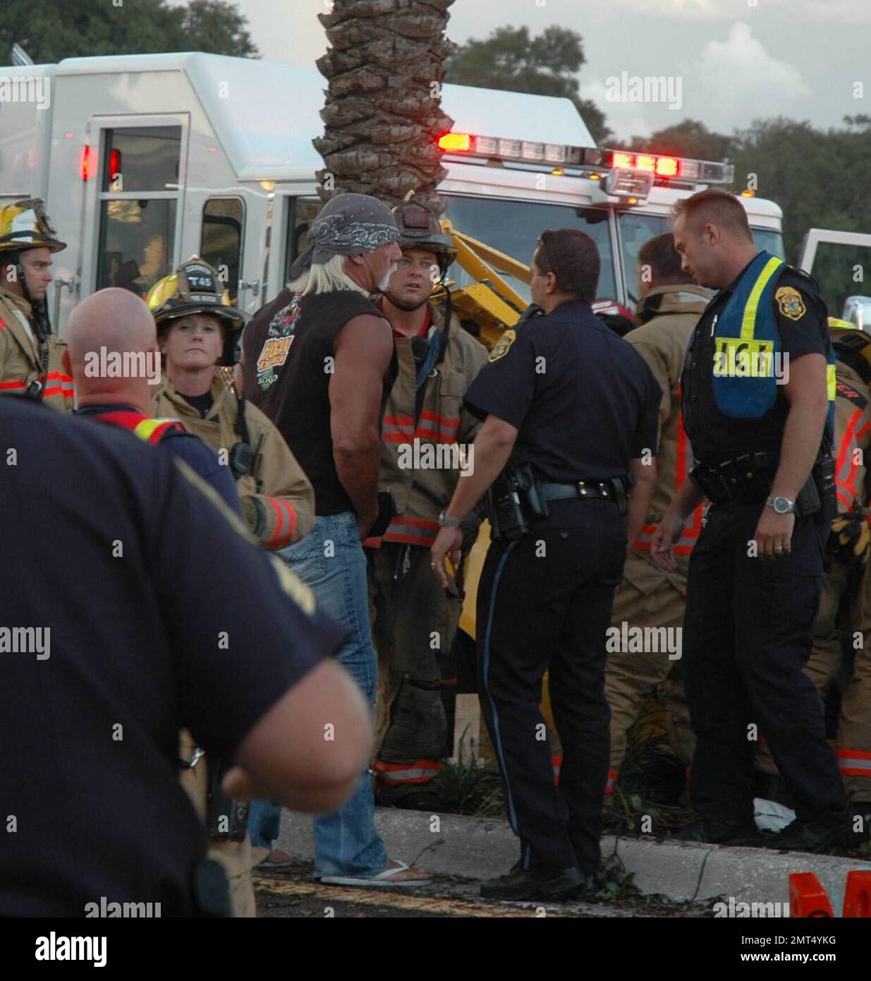 Fire department cuts Wrestler Hulk Hogan's son, Nick Hogan, 17, from