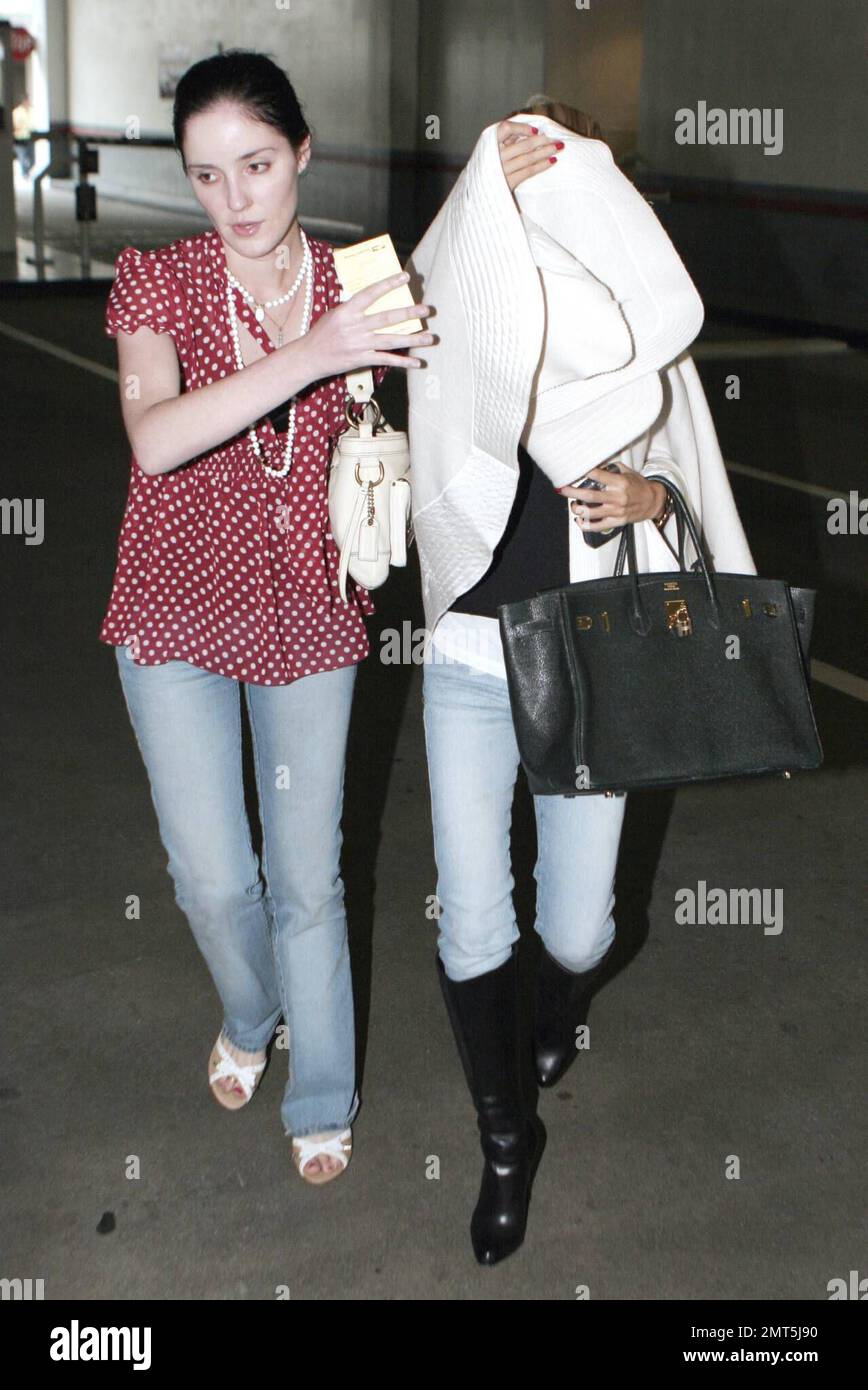 Nicole Richie spends a day on the town with a friend in Los Angeles, Ca
