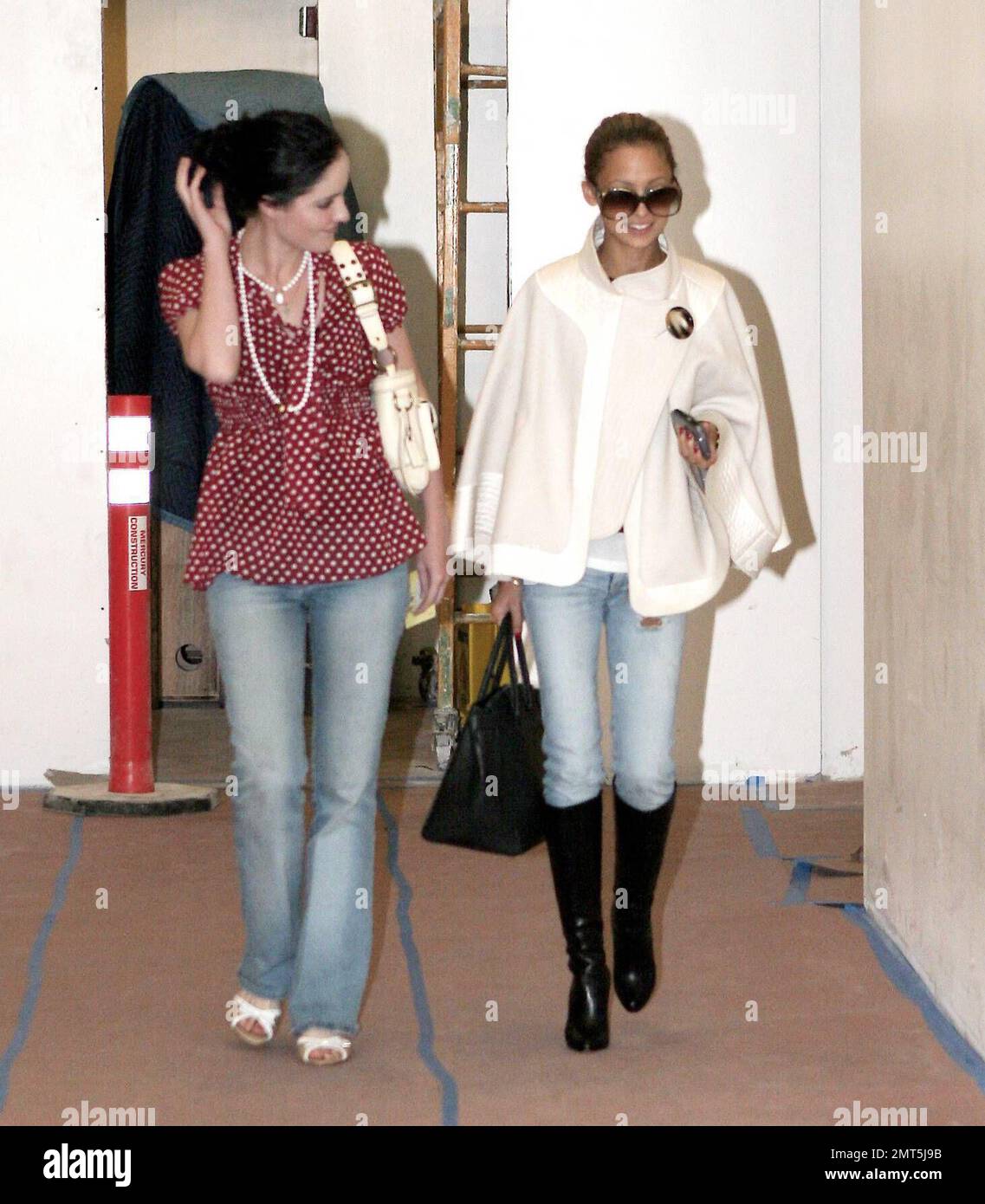 Nicole Richie spends a day on the town with a friend in Los Angeles, Ca