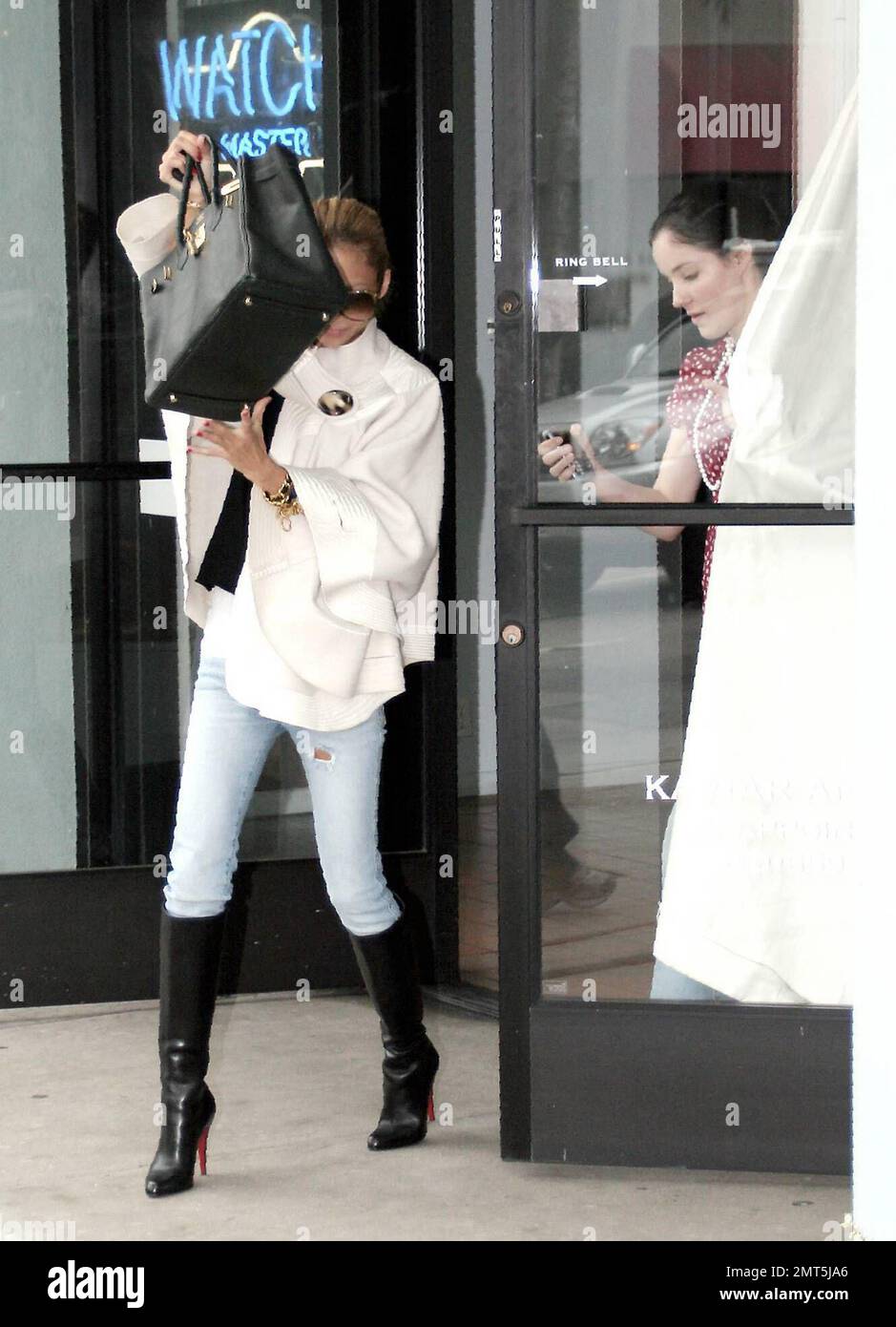 Nicole Richie spends a day on the town with a friend in Los Angeles, Ca