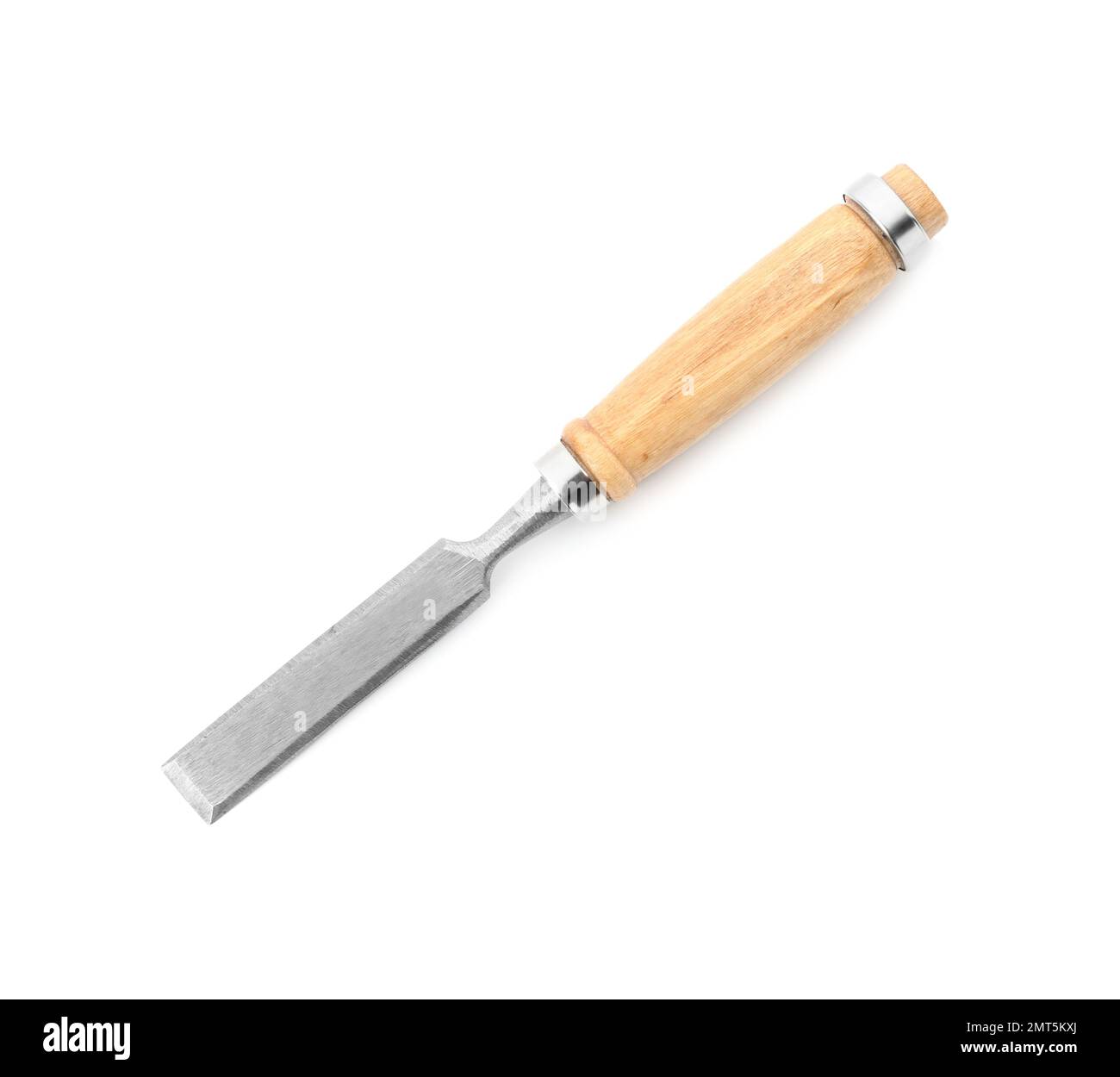 Modern chisel isolated on white. Carpenter's tool Stock Photo Alamy