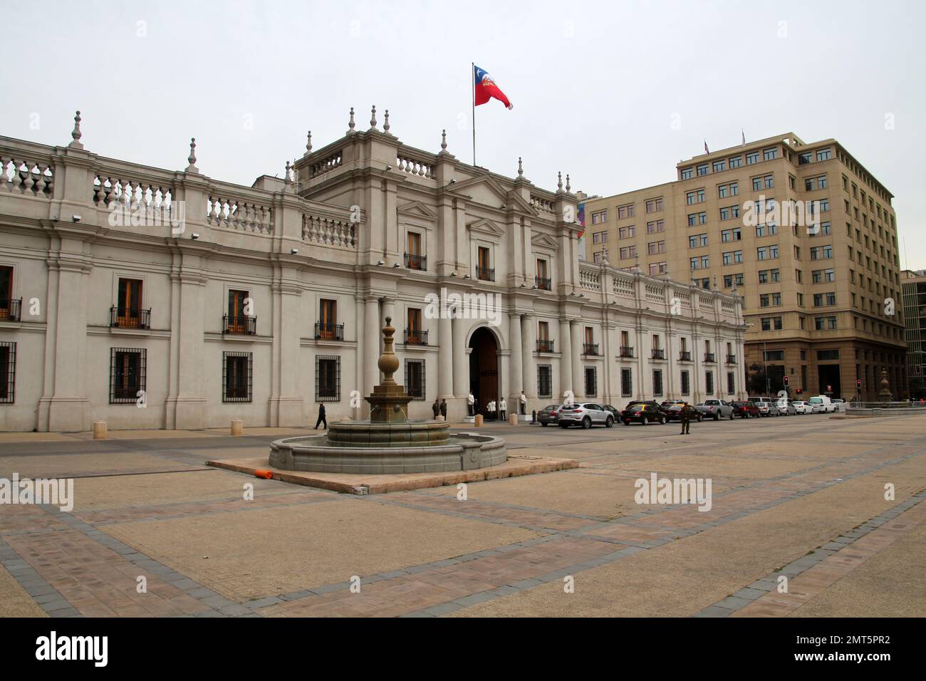Palace of La Moneda in Santiago de Chile, Chile Stock Photo - Alamy