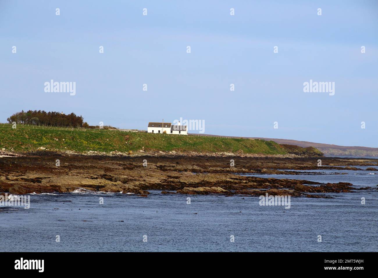 Scottish coastal landscape from John O'Groats in the county of