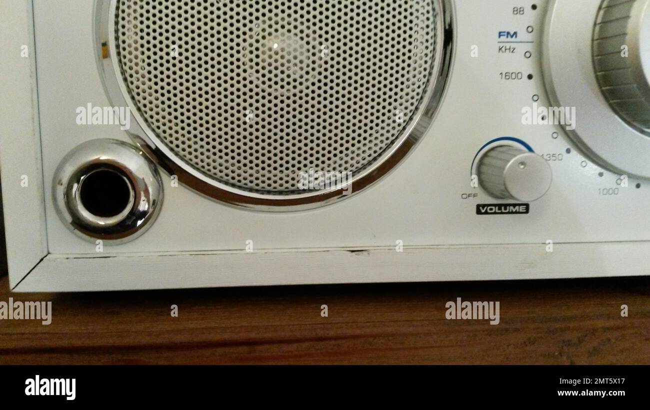 old styled radio device Stock Photo