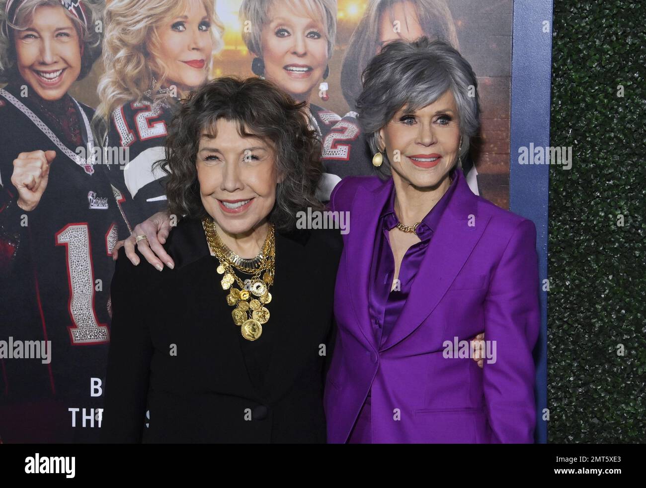 Jane Fonda, Sally Field and Lily Tomlin attend the Annenberg Foundation's  80 For Brady luncheon