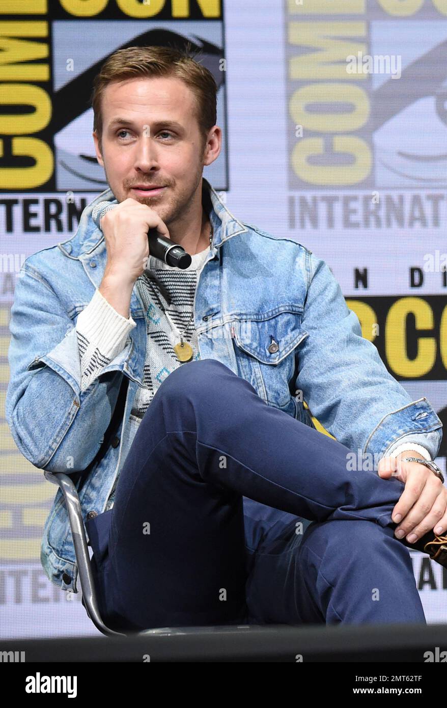 Ryan Gosling attends the Warner Bros. "Blade Runner" panel on day three ...