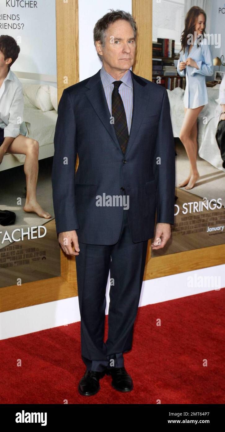 Kevin Kline on the red carpet at the premiere of "No Strings Attached