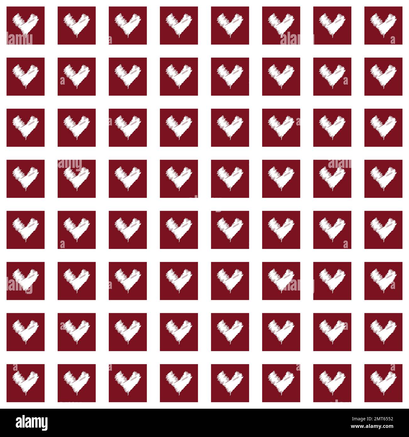 Cute seamless vector illustration pattern with blue hearts and